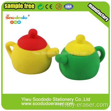 Red Tea Pot School Eraser Stationery